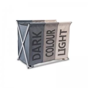 image of 3 Compartment Laundry Hamper