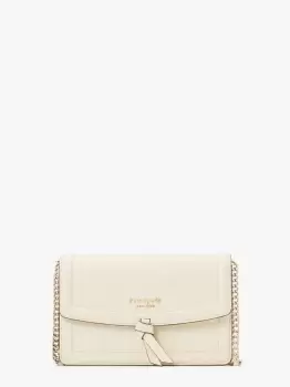 image of Kate Spade Knott Flap Crossbody, Milk Glass, One Size