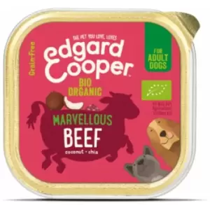 image of Edgard and Cooper Adult Grain Free with Beef Wet Dog Food 100g