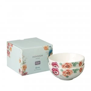 Denby Monsoon Kyoto Set Of 2 Dessert Bowls