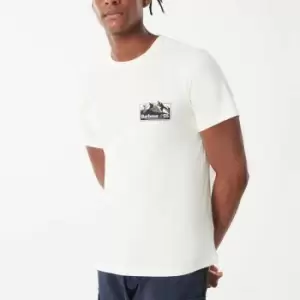 Image of Barbour Heritage Mens Glasson T-Shirt - Whisper White - L