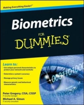 Image of Biometrics for Dummies by Peter H. Gregory Book