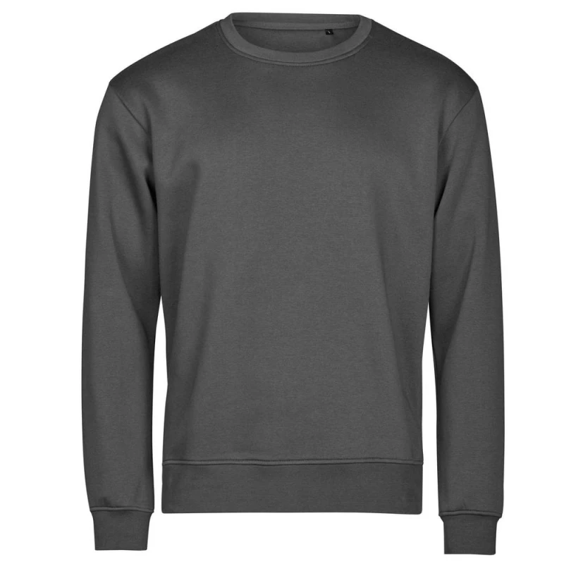 Image of TEE JAYS Mens Urban Sweatshirt in Dark Grey Size: XS Dark Grey Male XS