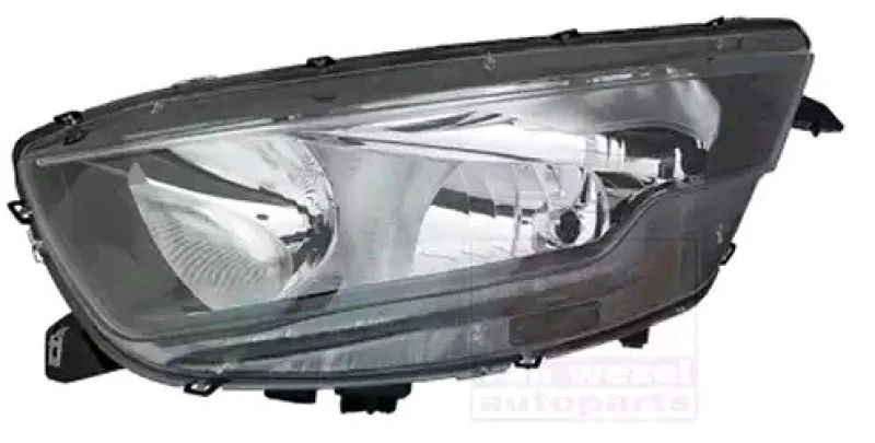 Image of VAN WEZEL 2817961M Headlights H7/H1, Left, with motor for headlamp levelling Headlight (259)