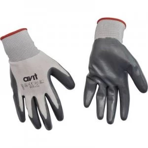 Image of AVIT AV13072 Nitrile Protective glove Size 9, L EN 388, EN 420 1 Pair