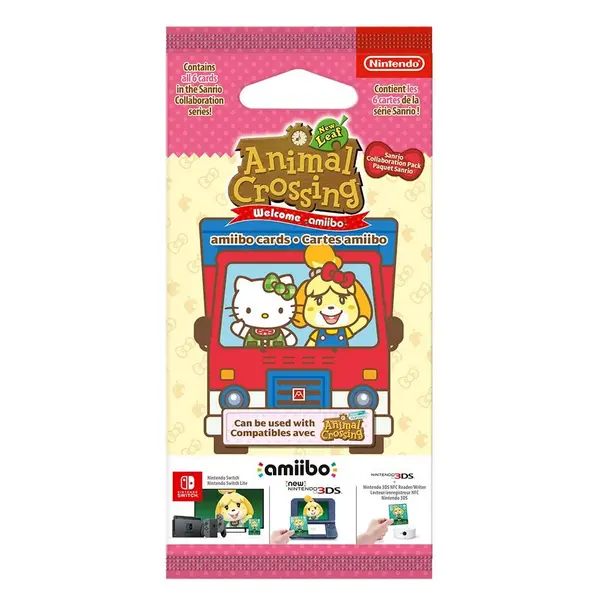 image of Animal Crossing New Leaf Welcome Amiibo Sanrio Collaboration Pack