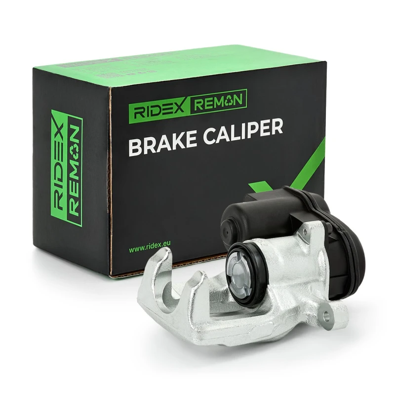 Image of RIDEX REMAN 78B2304R Brake caliper Rear Axle, for vehicles with electric parking brake Grey Cast Iron Brake Caliper (78)