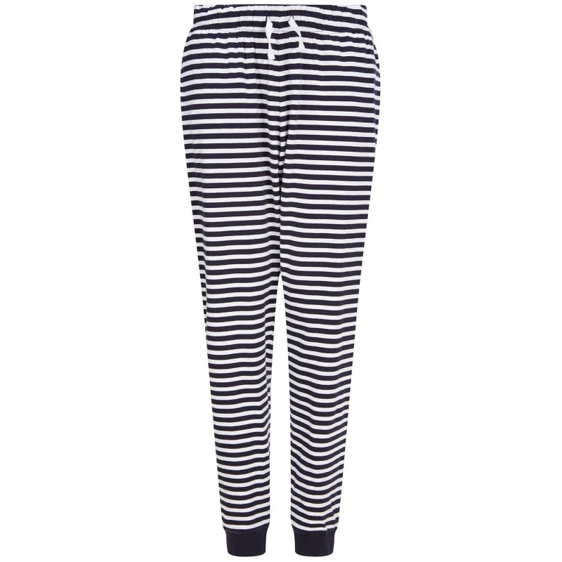 Image of SF Mens Striped Lounge Pants in Navy Size: XS Navy Male XS