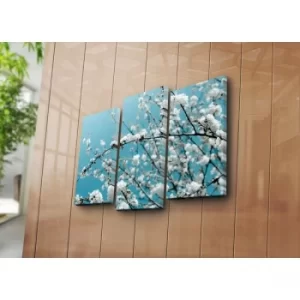 Image of 3KBPAT-36 Multicolor Decorative Canvas Painting (3 Pieces)