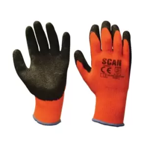 image of Scan Safety XMS22THERMLG Thermal Latex Gloves Pack of 3 Pairs