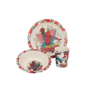 Image of Stor Spiderman Bamboo 3 Piece Set with Rim