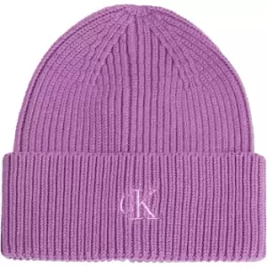 Calvin Klein Jeans Minimal Monogram Beanie - Purple