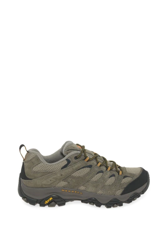 Image of Merrell Moab 3 Shoes Brown Walking Shoes Mens Breathable Trainers - UK 11 Brown male PS3769PEC11