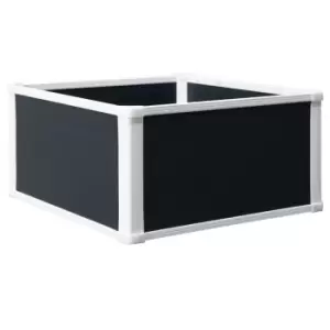 Image of Outsunny Garden Raised Bed Planter Grow Containers Flower Pot PP 60 x 60cm