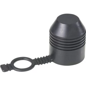 Image of Coupling Cap With Ring (Black)