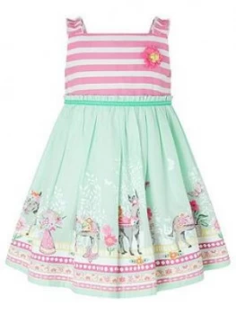 Monsoon S.E.W. Baby Girls Delilah Dress - Aqua