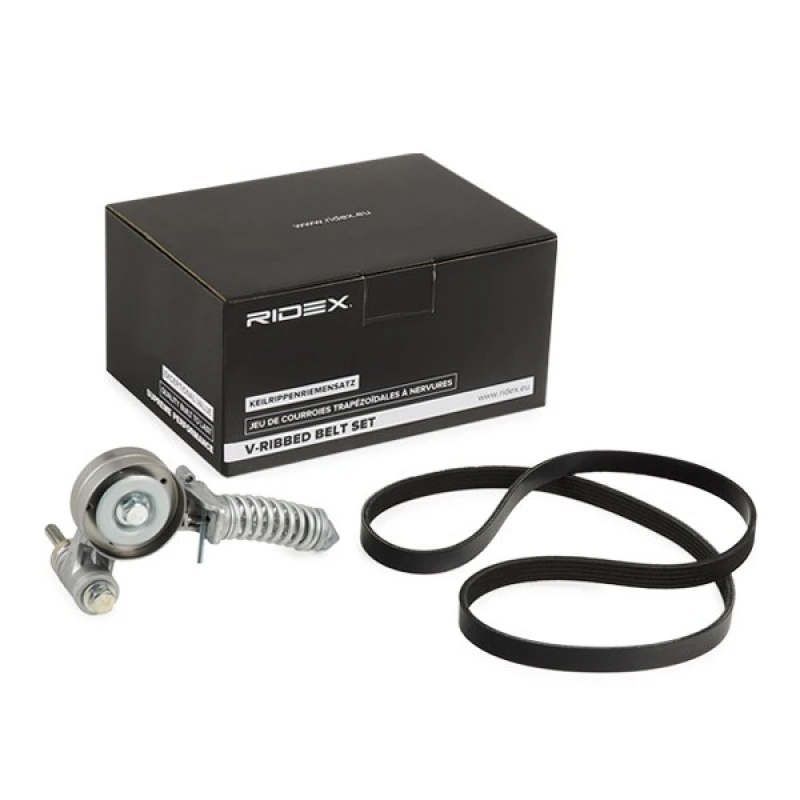 Image of RIDEX 542R0116 V-ribbed belt set V-Ribbed Belt Set (542)
