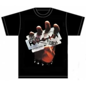 Image of Judas Priest British Steel Mens T Shirt: Large