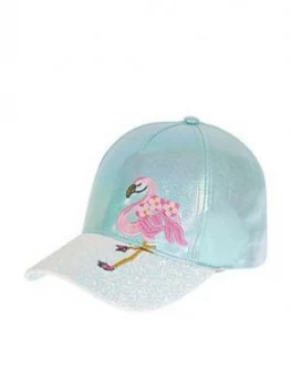 Monsoon Girls Flamingo Sequin Cap - Mint