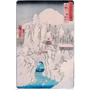Image of Hiroshige Mount Haruna In Snow Poster