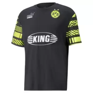 Image of Puma BVB Football Heritage Jersey - Black