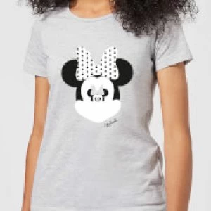Image of Disney Mickey Mouse Minnie Mouse Mirror Ilusion Womens T-Shirt - Grey - 3XL
