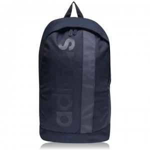 Image of adidas adidas Womens Linear Leopard Backpack - Navy