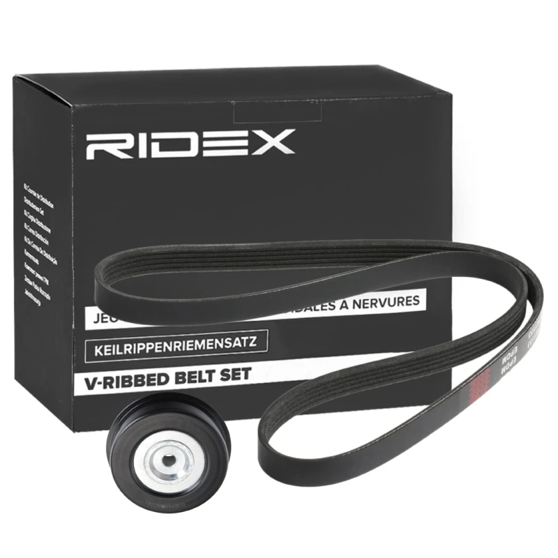 Image of RIDEX 542R0764 V-ribbed belt set V-Ribbed Belt Set (542)
