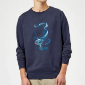 image of Fantastic Beasts Newt Silhouette Sweatshirt - Navy - 3XL