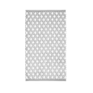 Bedeck of Belfast Emani Hand Towel, Chalk/Charcoal