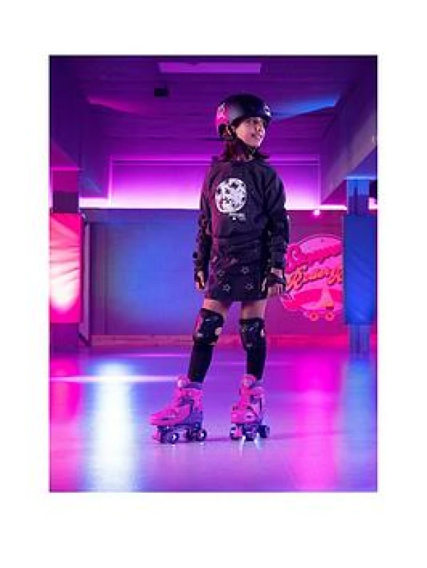 Image of Xootz Kids Adjustable Quad Skates - Purple - Small One Colour WOZIE Unisex