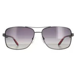 Image of Rectangle Semi Matte Dark Ruthenium Grey Gradient Polarized 8014/S