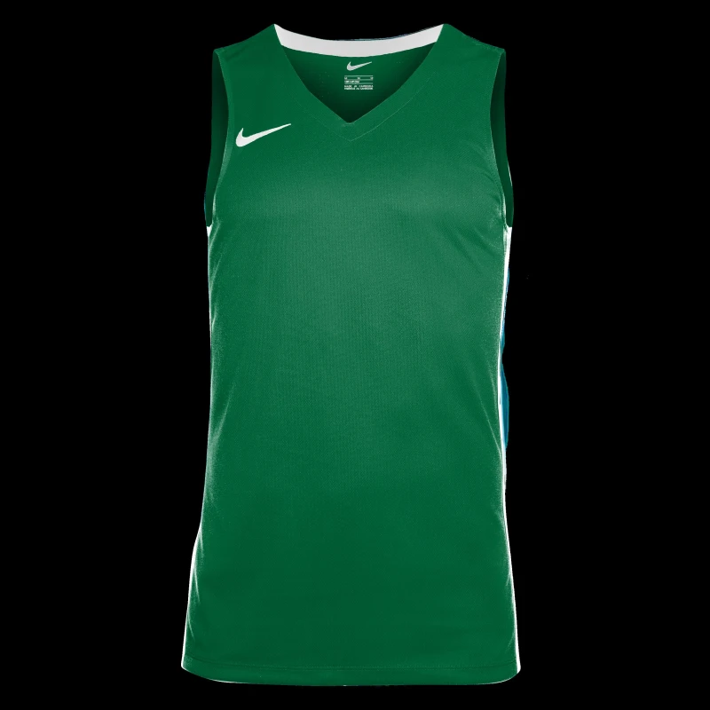 Image of Nike Tm Bskbl St Jsy Pine Green/Wht male XL