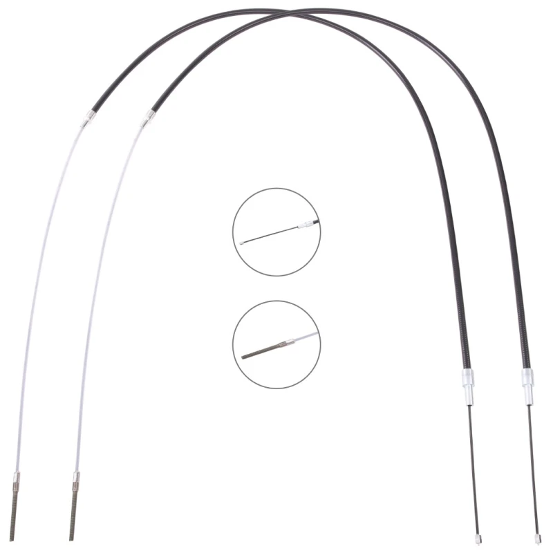Image of RIDEX 124C1700 Brake Cable Rear, 1943/1160mm Cable,parking brake (124)