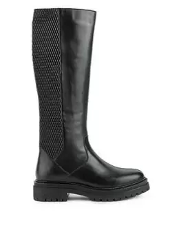 Image of Geox Iridea Knee Boots - Black, Size 6, Women