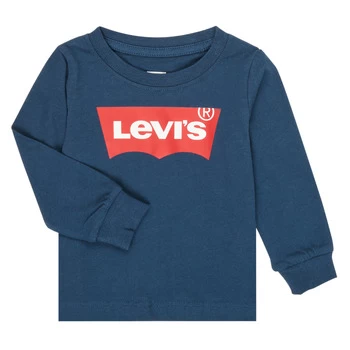 image of Levis BATWING TEE LS boys's in Blue - Sizes 6 months,12 mois,18 months,24 mois