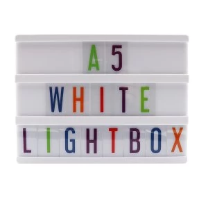 Image of Locomocean A5 LED Cinematic Light Box with 85 Coloured Letters