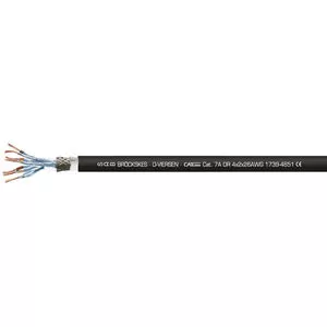 image of Audio cable 1 x 2 x 0.25mm 2 x 1mm Black Helukabe