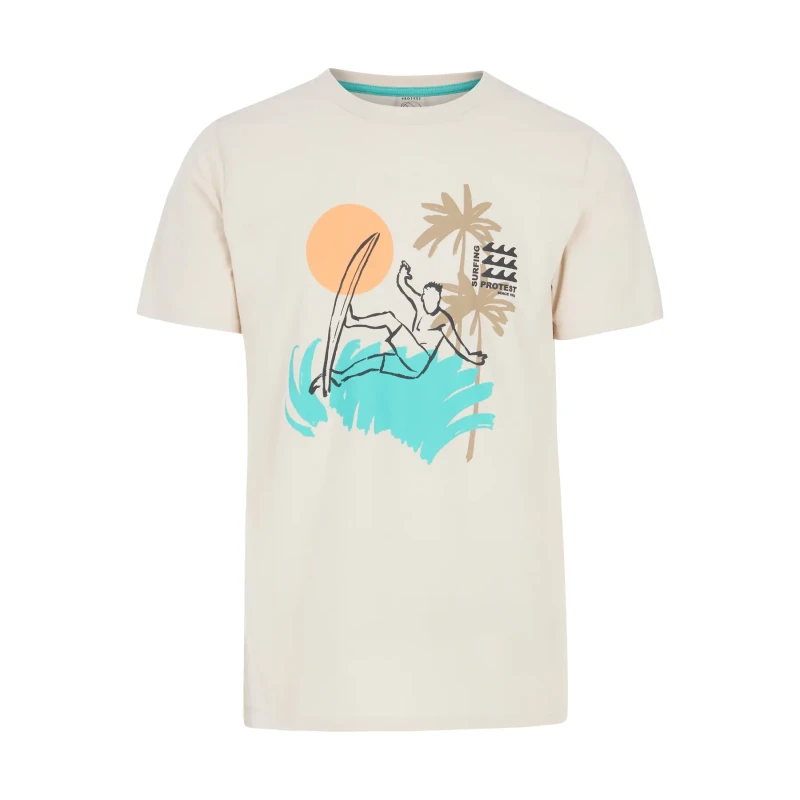 Image of Protest T-Shirt Protest Rodas Blanc Male XS
