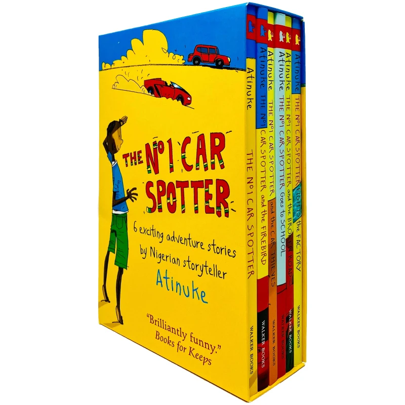 Image of The No. 1 Car Spotter Series 6 Books Collection Box Set by Atinuke (Ages 7-9) Paperback Atinuke Books