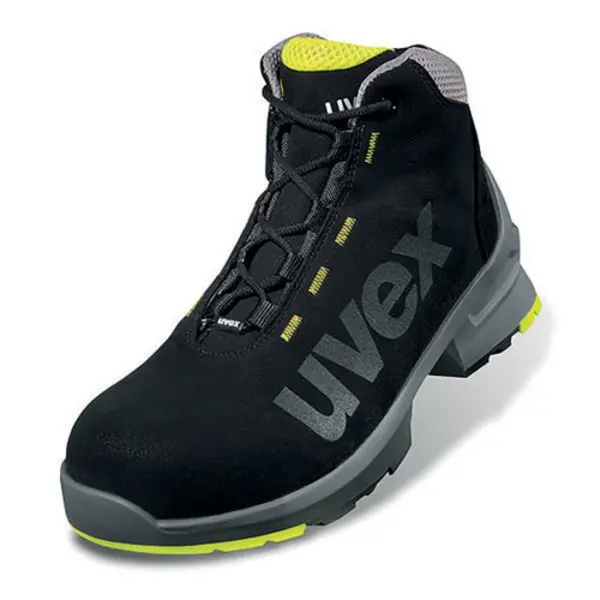 Image of Uvex Uvex 1 Safety S2 Non Metallic Boots 1 Pair Black/Yellow 14 UV8545814