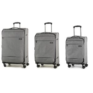 image of Members by Rock Luggage Beaufort 3 Piece Suitcase Set