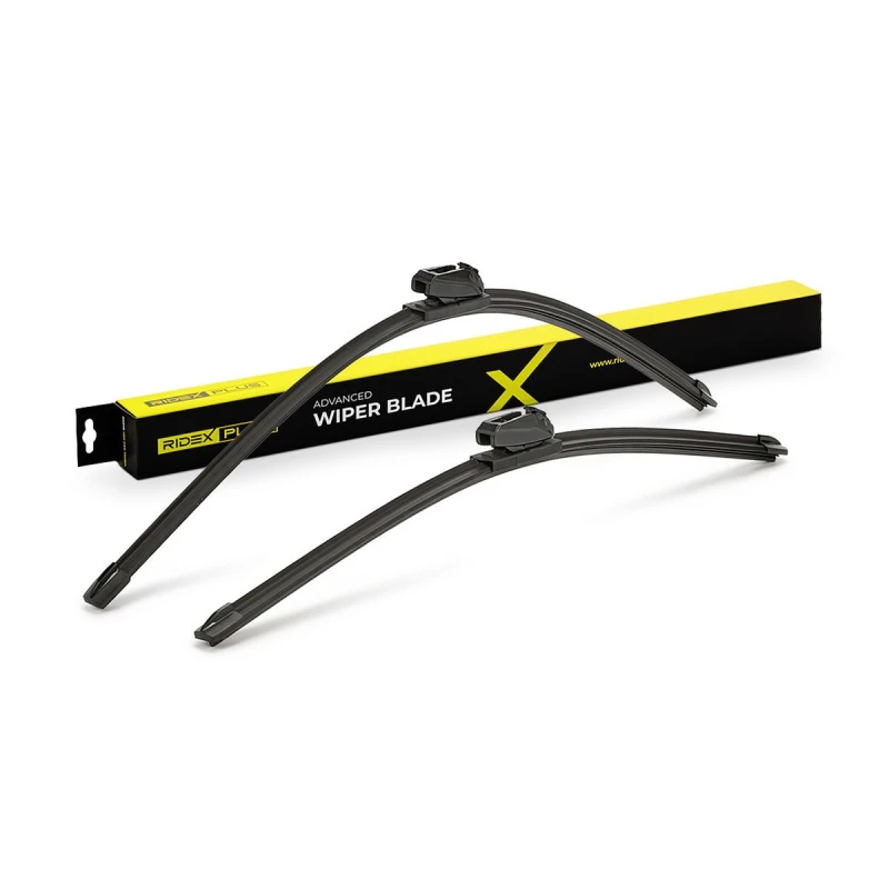 Image of RIDEX PLUS 298W0006P Wiper blade Front, J-Hook, Flat wiper blade, 575mm Wiper Blade (298)