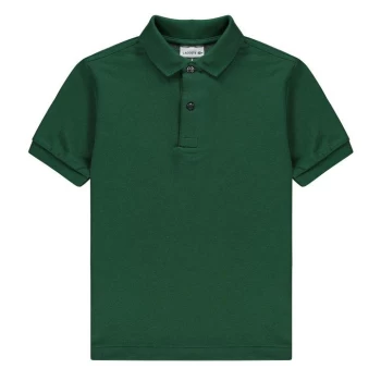 Lacoste Junior Boys Pique Logo Polo Shirt - Green 132