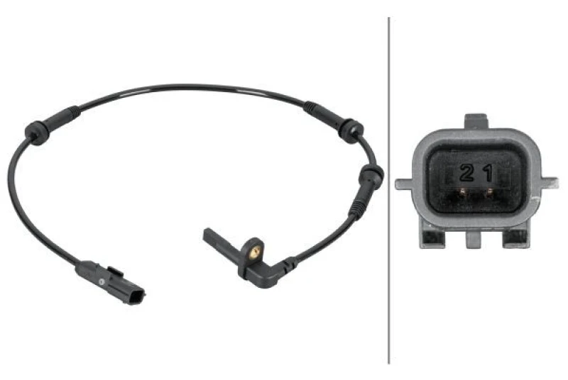 Image of HELLA ABS sensor HELLA 6PU 012 806-861