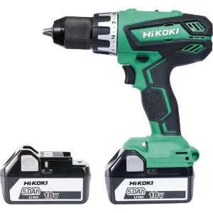 Image of HiKOKI DV18DGAL 18V Cordless Combi Drill 2 x 5.0Ah Batteries