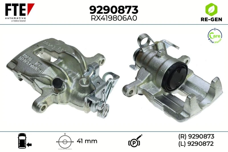 Image of Brake caliper FTE 9290873