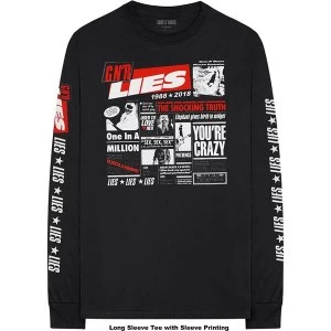 Image of Guns N' Roses - Lies Cover Unisex Large T-Shirt - Black