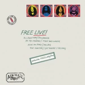 Image of Free Live by Free CD Album