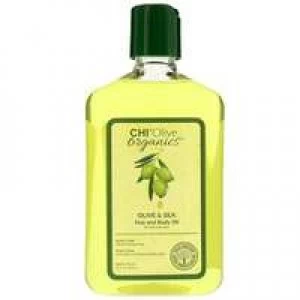 image of CHI Olive Organics Olive and Silk Hair & Body Oil 251ml